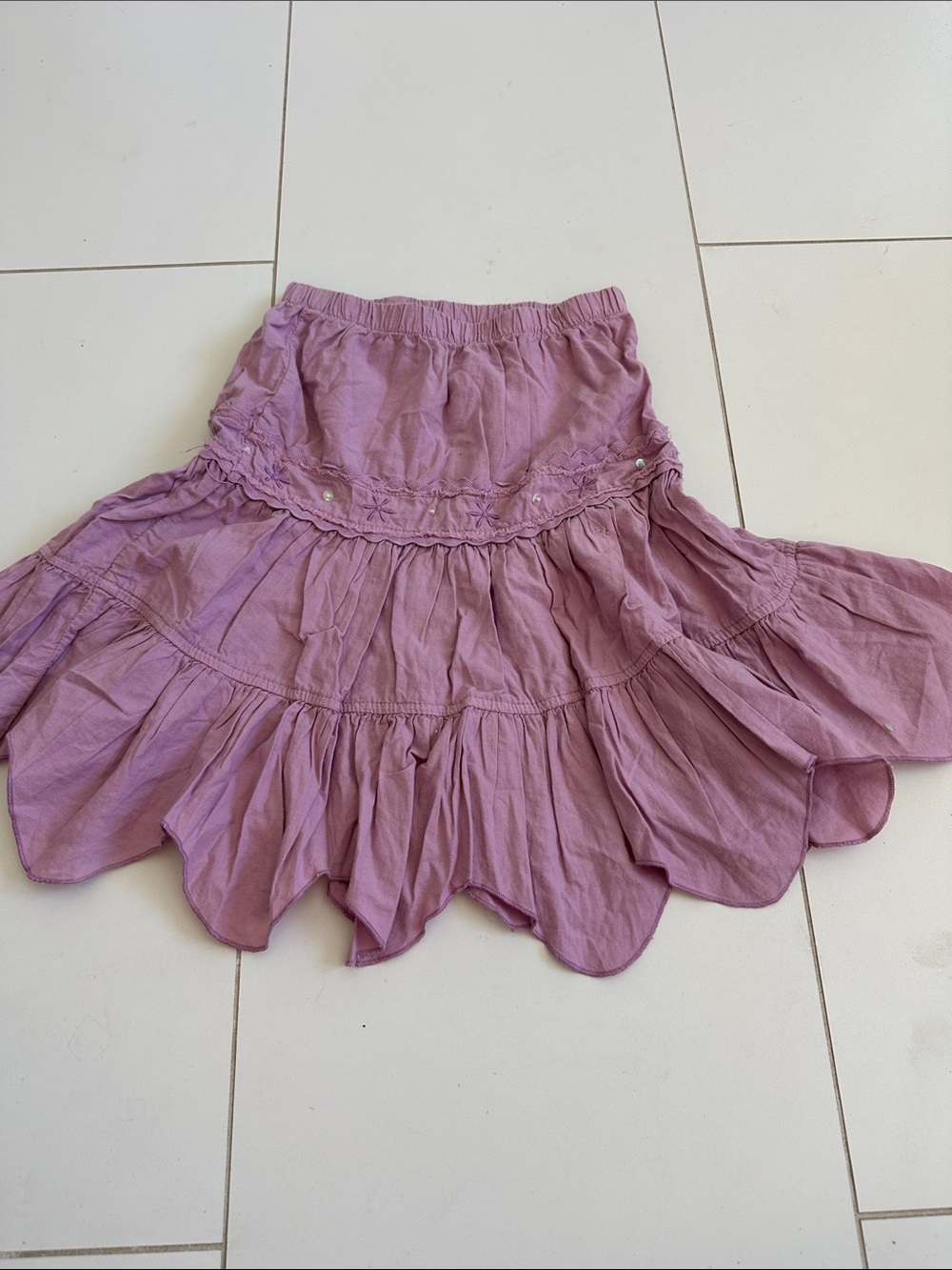 Naartjie purple girls skirt 5 sequin
